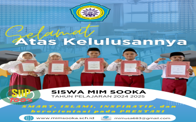 Kelulusan MI Muhammadiyah Sooka Tahun Pelajaran 2024/2025